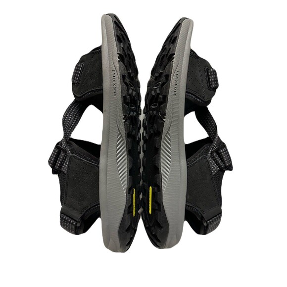 NEW Florsheim Mens Size 14 Tread Lite Black Leather Cushioned River Sport Sandal main image 4